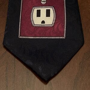 Vintage Home improvement “ The Answer Is Power “ Polyester Men’s Neck Tie USA